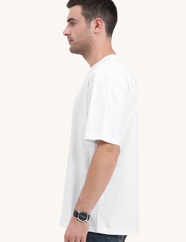 White Plain Oversized T-shirt