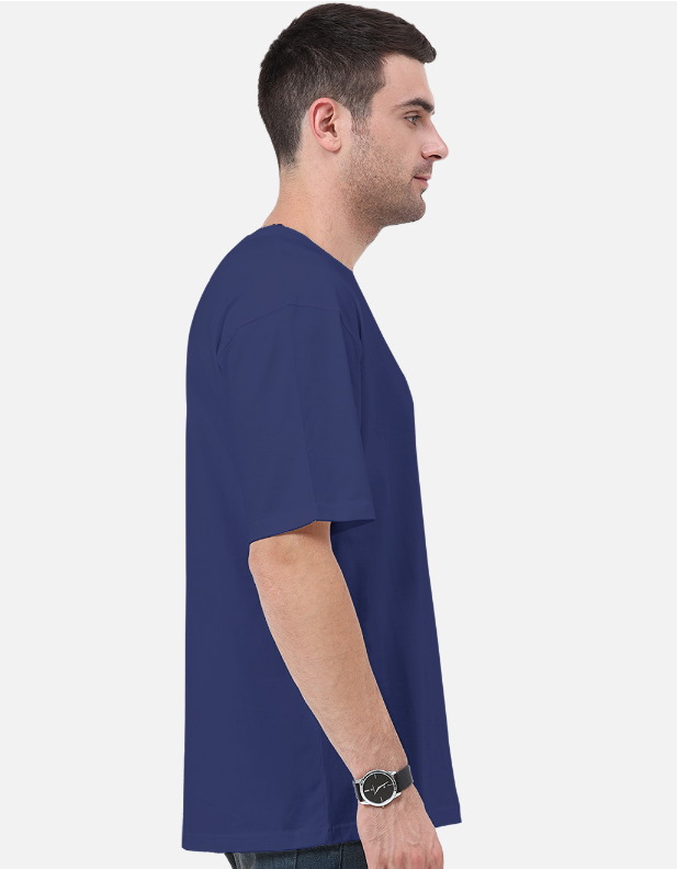 Royal Blue Plain Oversized T-shirtt
